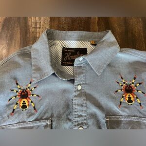 Howler Brothers Gaucho Snapshirt. Tarantulas.